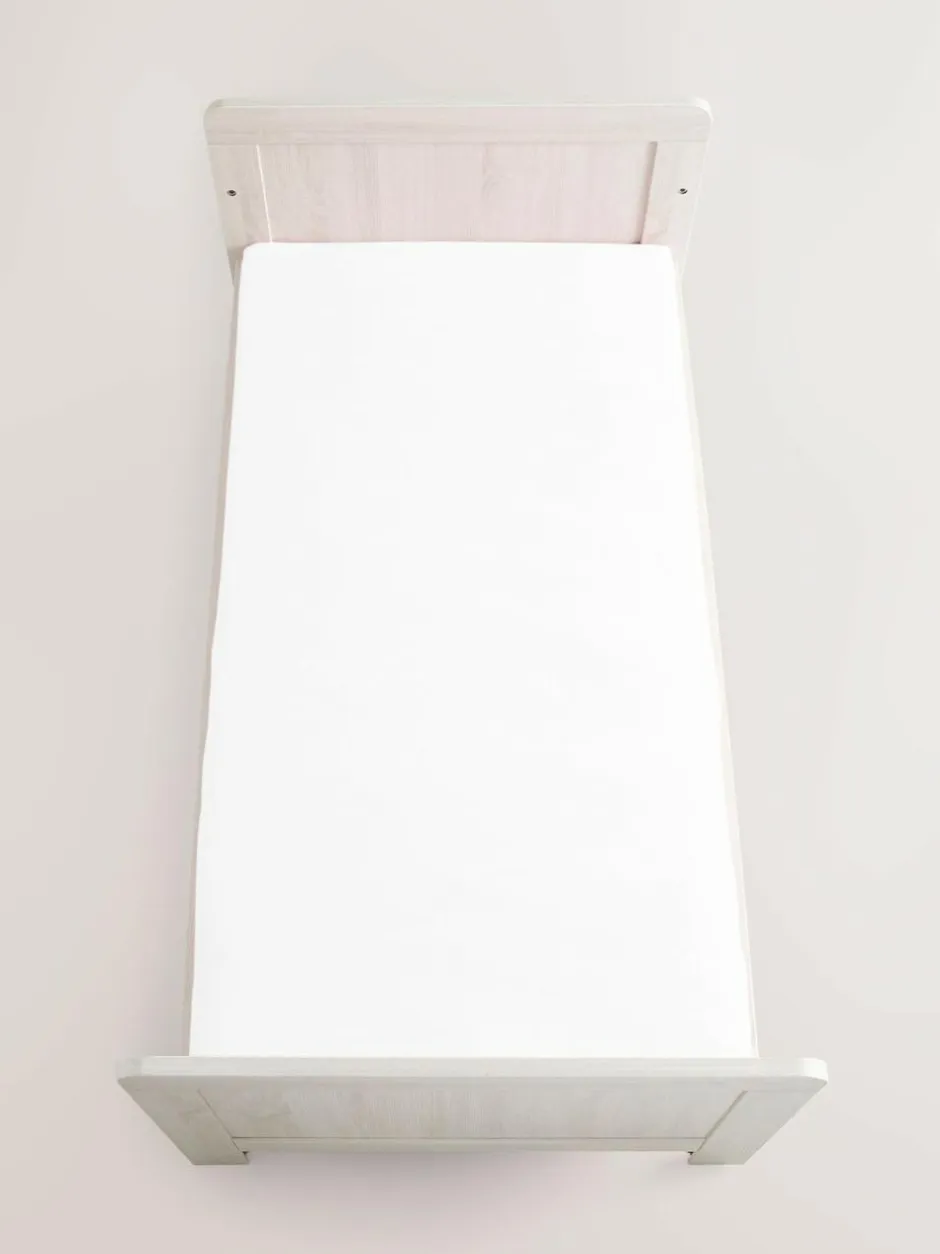 Next 2 Pack White 100% Cotton Jersey Baby Fitted Sheets