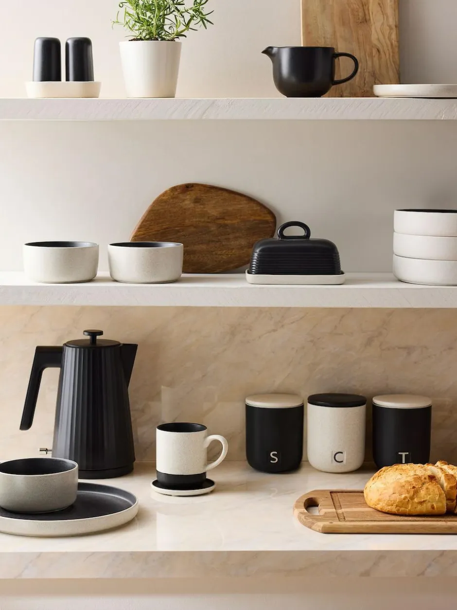 Next 12 Piece Otis Dinner Set Black Online