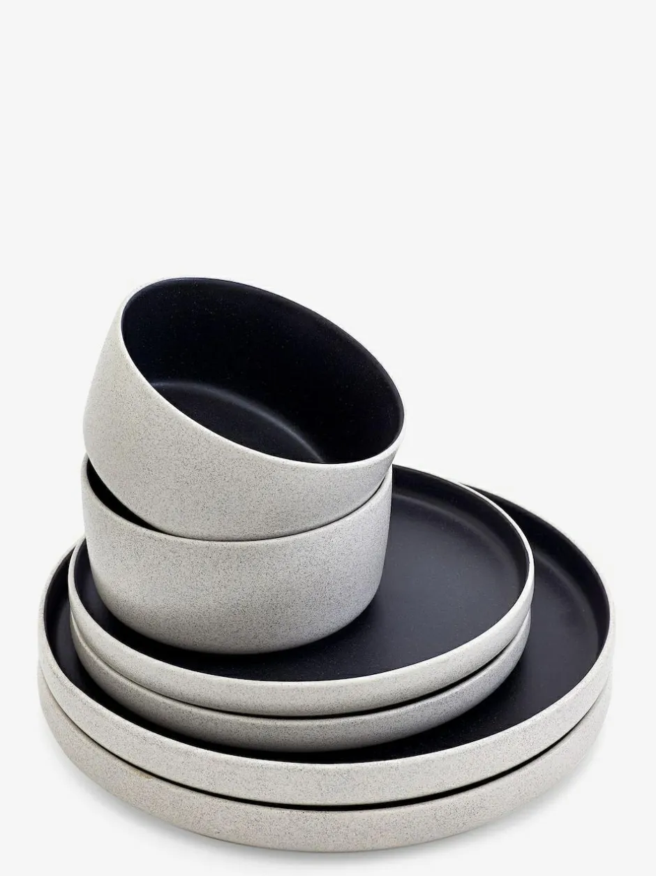 Next 12 Piece Otis Dinner Set Black Online