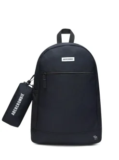 Abercrombie & Fitch Blue Logo Backpack With Pencil Case Discount