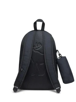Abercrombie & Fitch Blue Logo Backpack With Pencil Case Discount