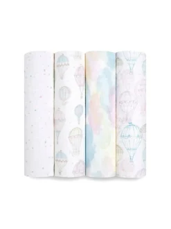 Aden + Anais Cotton Muslin Blankets 4 Pack Pink Sale