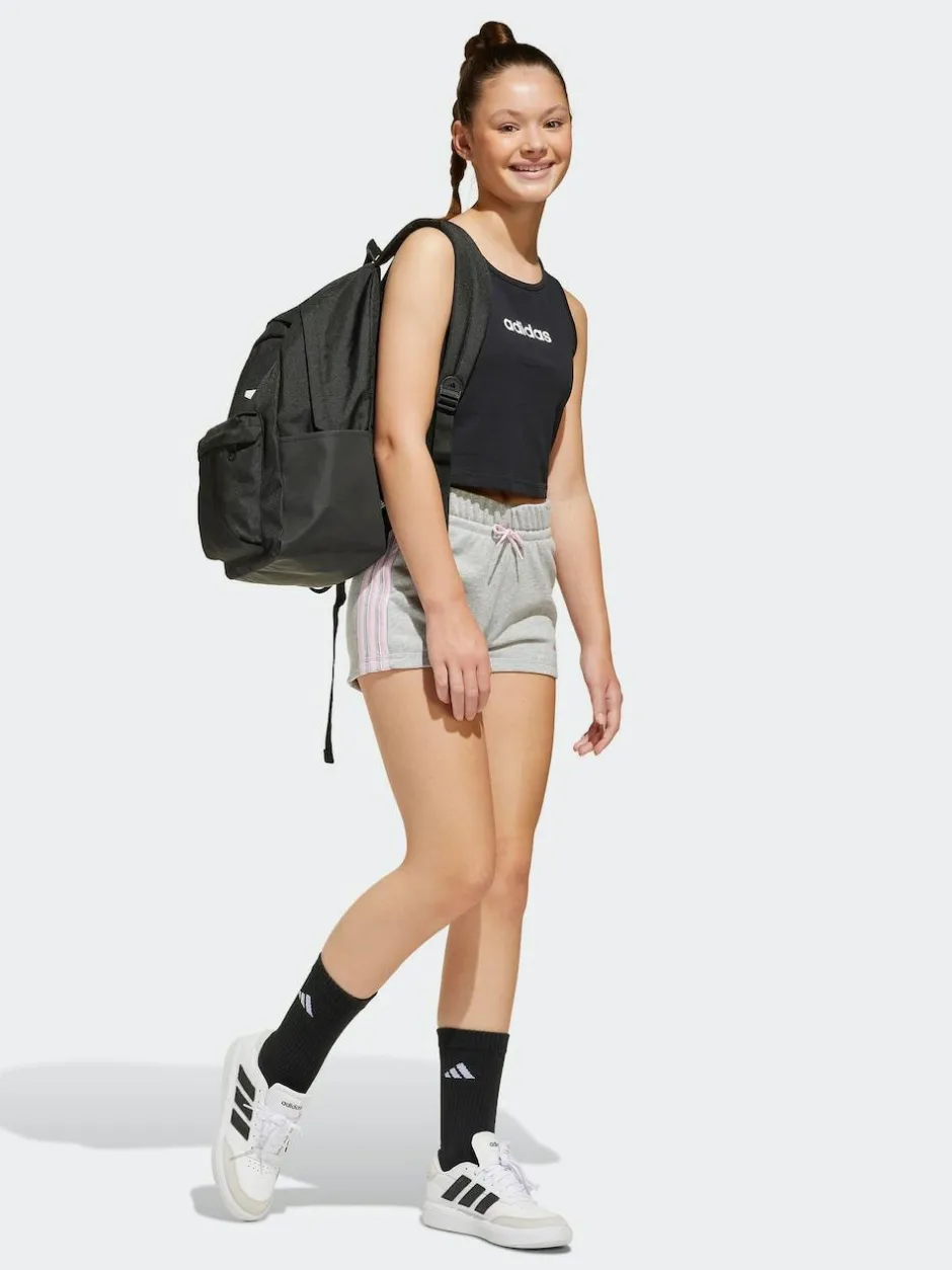 adidas Black Chrome Classic 3 Bar Logo Backpack Online
