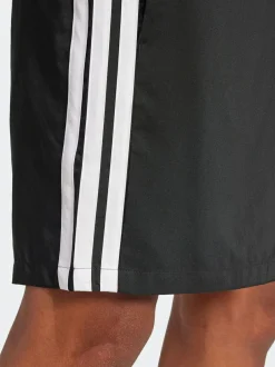 adidas Black Essentials 3-Stripes Chelsea Shorts New