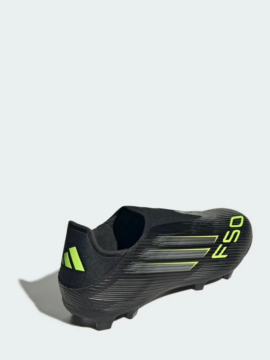 adidas Black F50 League Laceless Firm/Multi-Ground Boots Hot