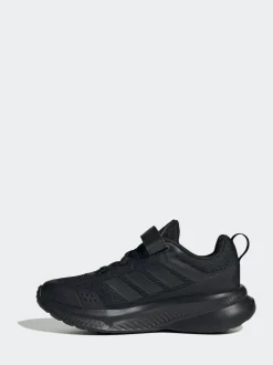 adidas Fortarun 4.0 Hook and Loop Kids Trainers Black