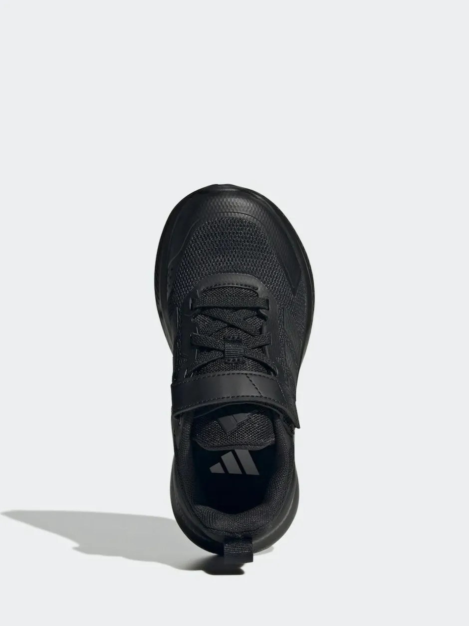 adidas Fortarun 4.0 Hook and Loop Kids Trainers Black