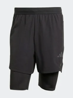 adidas Black 2-in-1 Shorts Sale