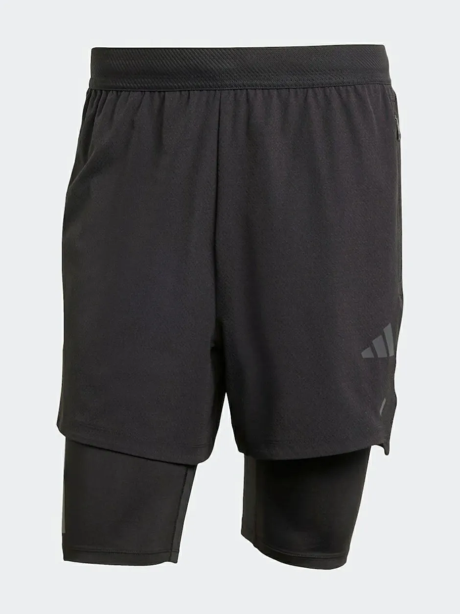 adidas Black 2-in-1 Shorts Sale