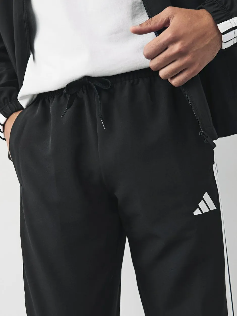 adidas Sportswear Basic 3-Stripes Woven Tracksuit Black