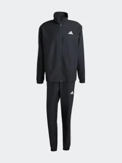 adidas Sportswear Basic 3-Stripes Woven Tracksuit Black