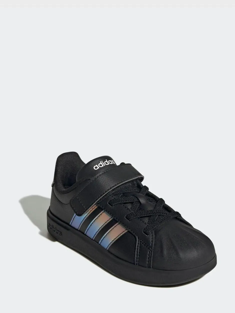 adidas Black Streettalk Children Shoes Sale