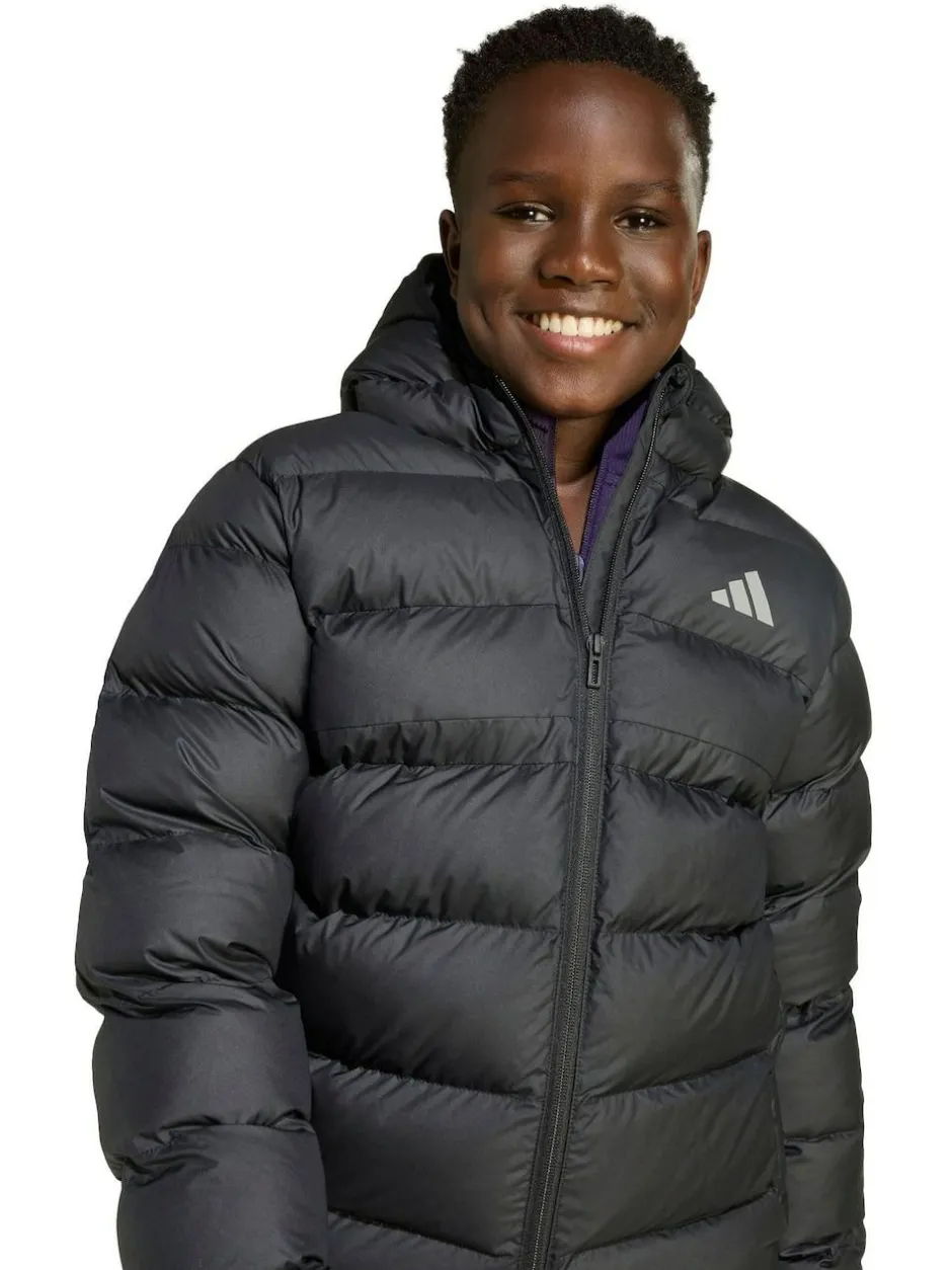 adidas Synthetic Down Kids Jacket Black Best