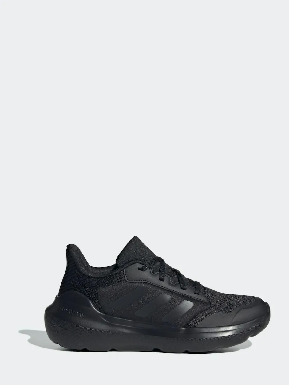 adidas Black Tensaur Run 2.0 Lace Junior Trainers Discount