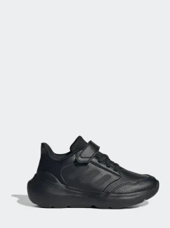 adidas Black Tensaur Run 3.0 Hook and Loop Kids Trainers Clearance