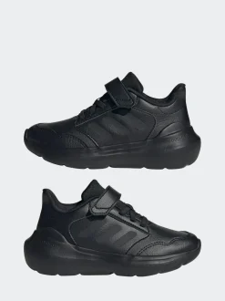 adidas Black Tensaur Run 3.0 Hook and Loop Kids Trainers Clearance