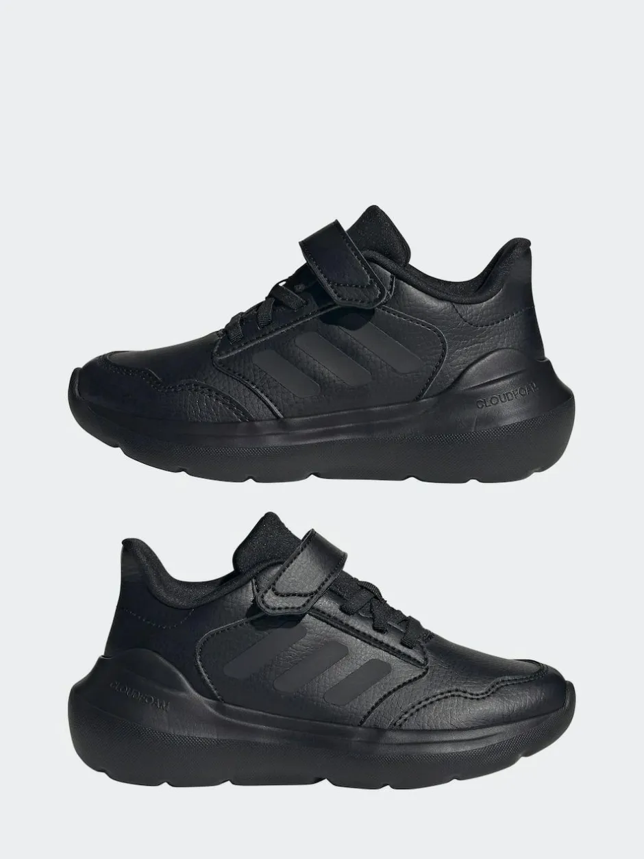 adidas Black Tensaur Run 3.0 Hook and Loop Kids Trainers Clearance