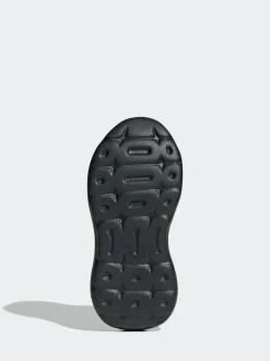 adidas Black Tensaur Run 3.0 Hook and Loop Kids Trainers Clearance