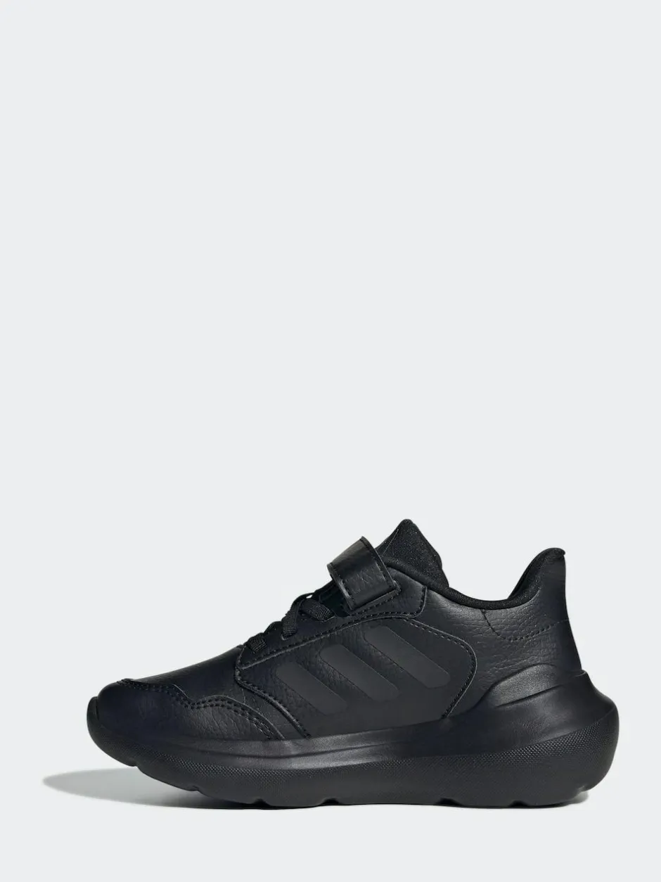 adidas Black Tensaur Run 3.0 Hook and Loop Kids Trainers Clearance