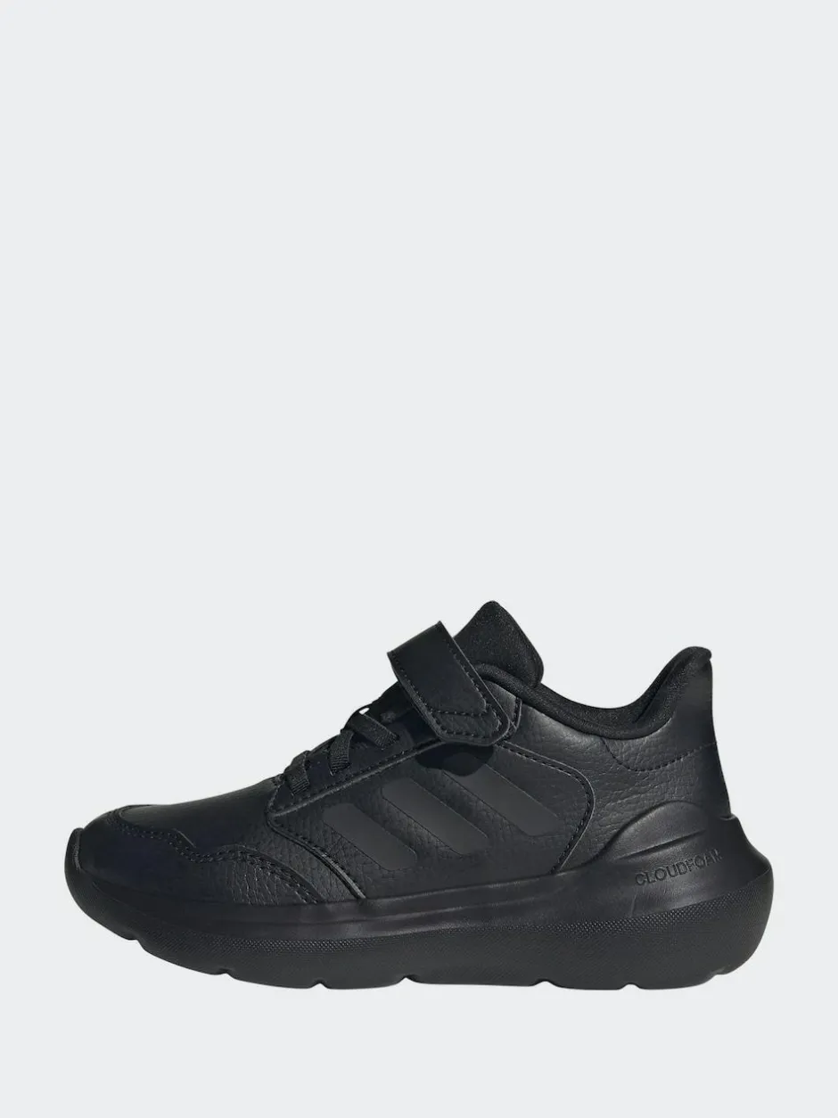 adidas Black Tensaur Run 3.0 Hook and Loop Kids Trainers Clearance