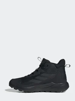 adidas Black Terrex Anylander Mid Hiking Shoes New