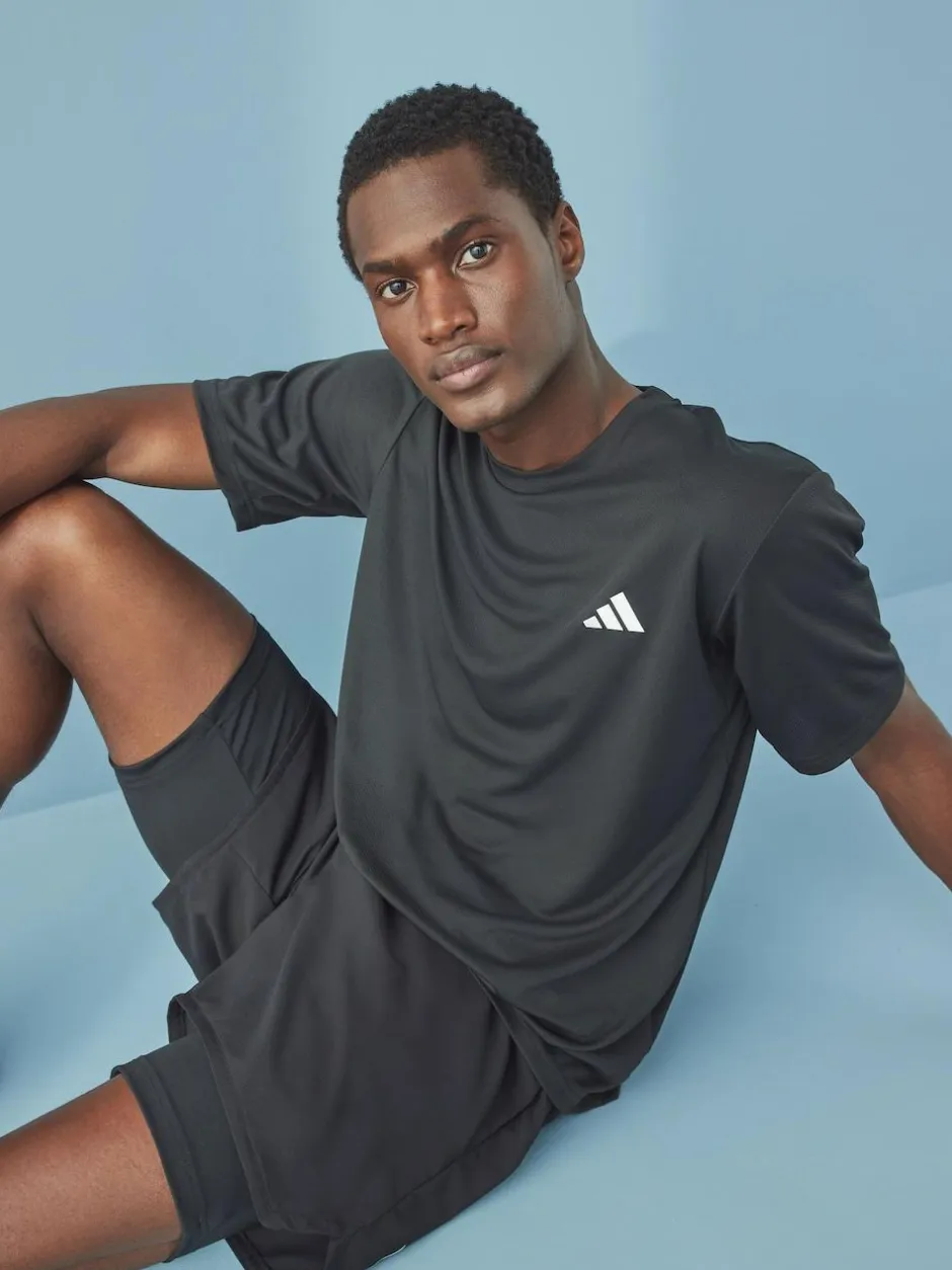 adidas Black Train Essentials Training T-Shirt Hot