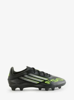 adidas Black/Grey Adult F50 Club Firm/Multi Ground Boots Discount