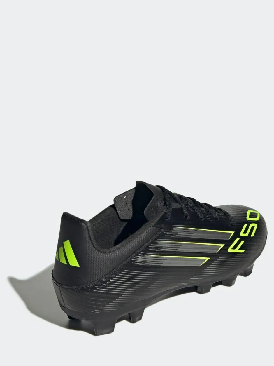 adidas Black/Grey Adult F50 Club Firm/Multi Ground Boots Discount