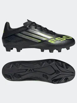 adidas Black/Grey Adult F50 Club Firm/Multi Ground Boots Discount