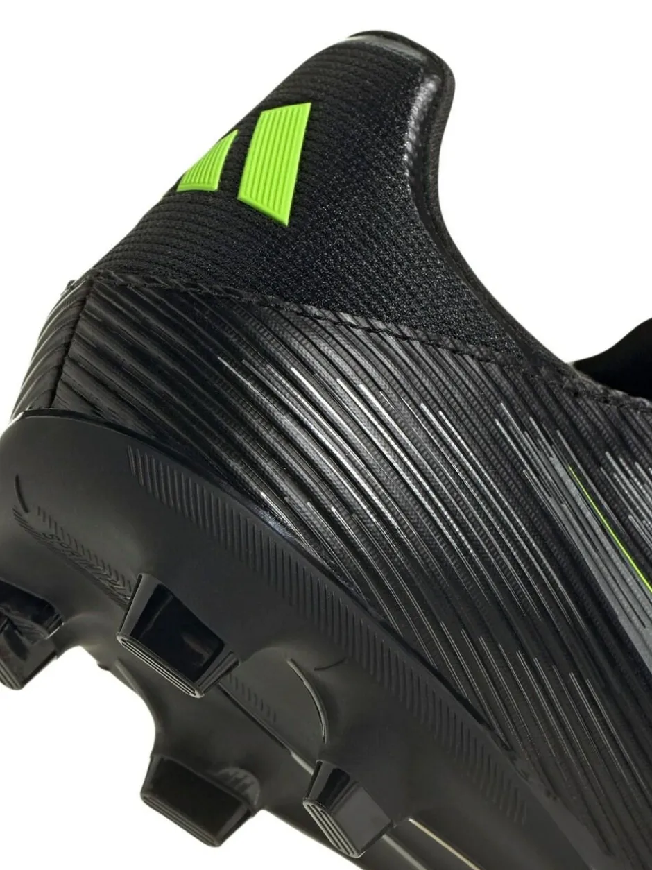 adidas Black/Grey Adult F50 League Laceless Firm/Multi Ground Boots New