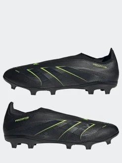 adidas Black/Grey Adult Predator League Laceless Firm/Multi Ground Boots New