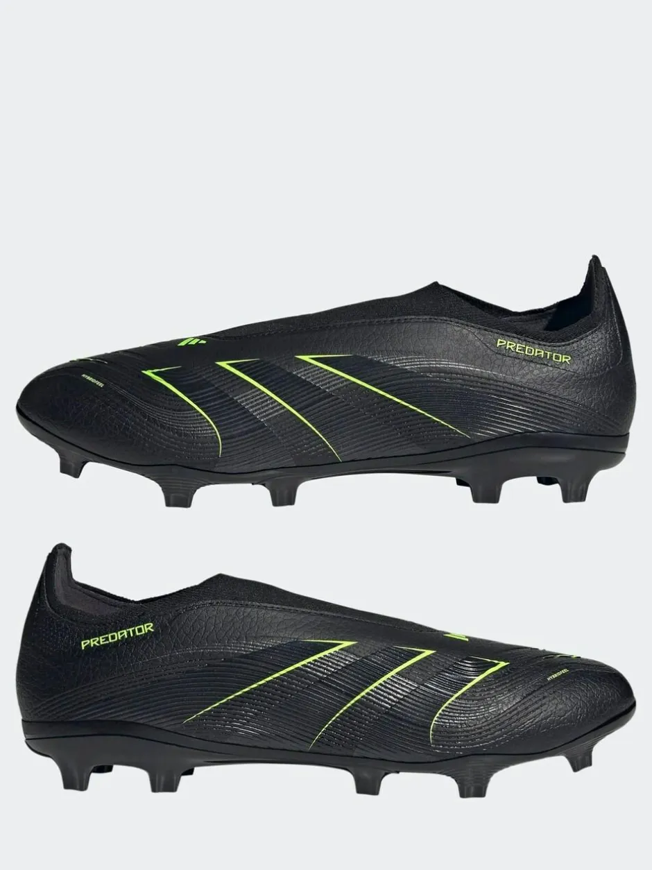 adidas Black/Grey Adult Predator League Laceless Firm/Multi Ground Boots New