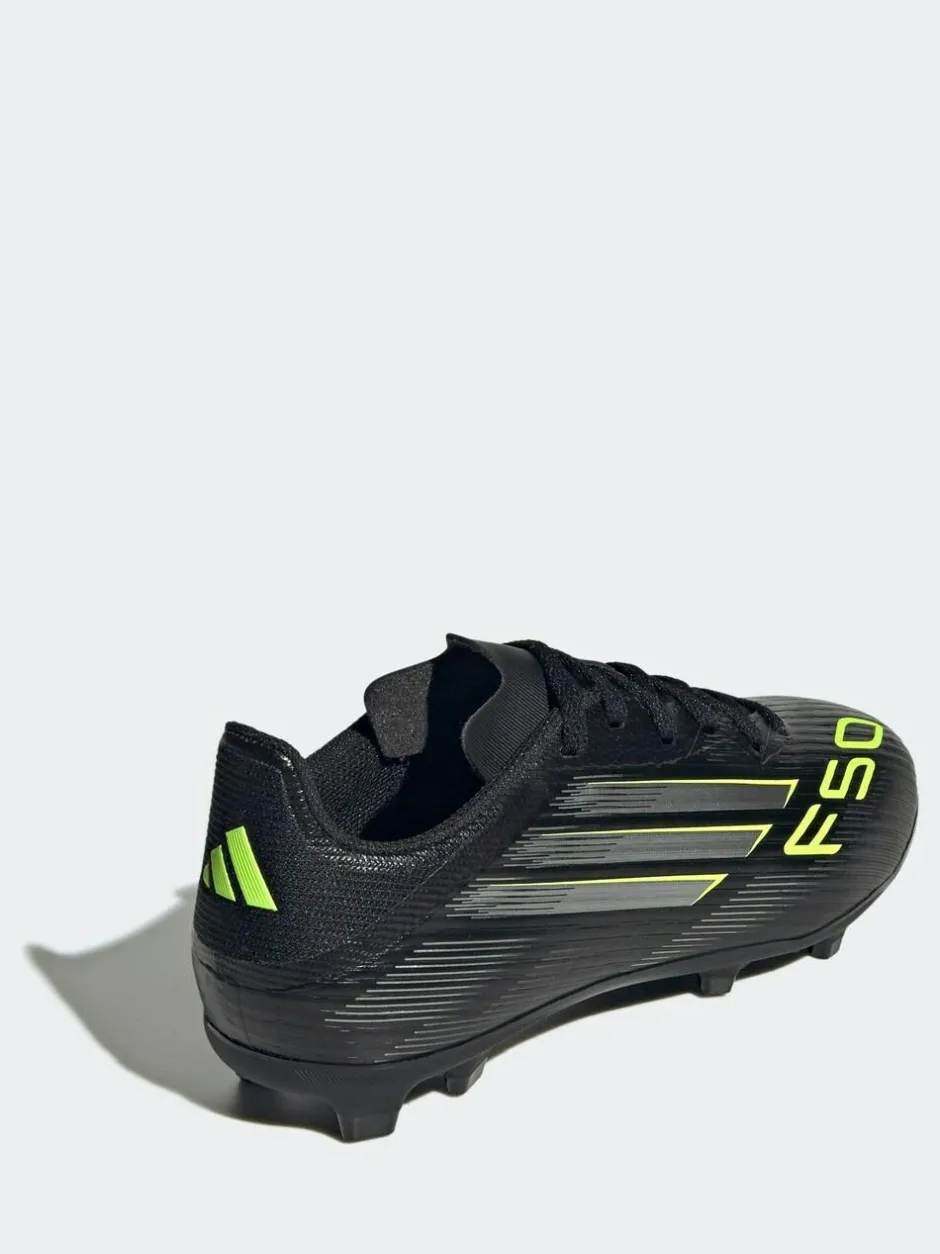 adidas Black/Grey Kids F50 League Firm/Multi Ground Boots Clearance