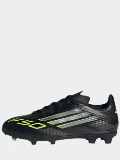 adidas Black/Grey Kids F50 League Firm/Multi Ground Boots Clearance