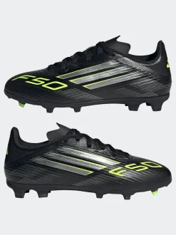 adidas Black/Grey Kids F50 League Firm/Multi Ground Boots Clearance