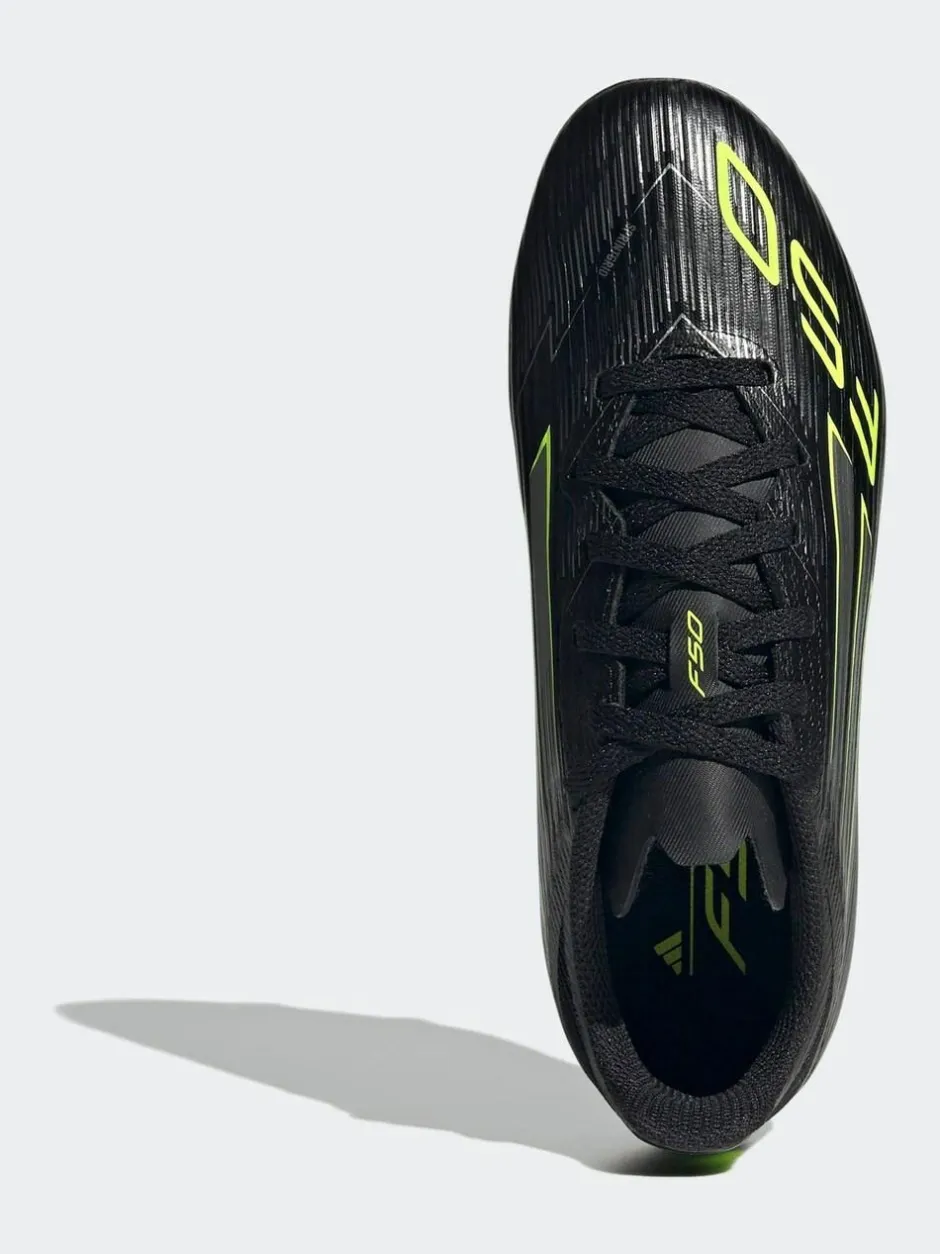 adidas Black/Grey Kids F50 League Firm/Multi Ground Boots Clearance