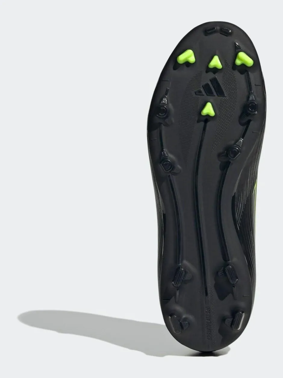 adidas Black/Grey Kids F50 League Firm/Multi Ground Boots Clearance