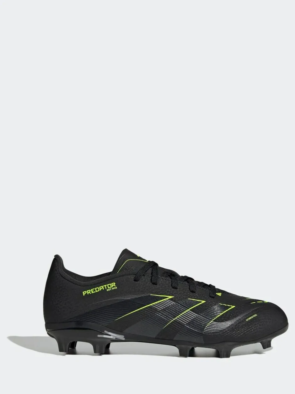 adidas Black/Grey Kids Predator League Firm/Multi Ground Boots New