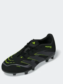 adidas Black/Grey Kids Predator League Firm/Multi Ground Boots New