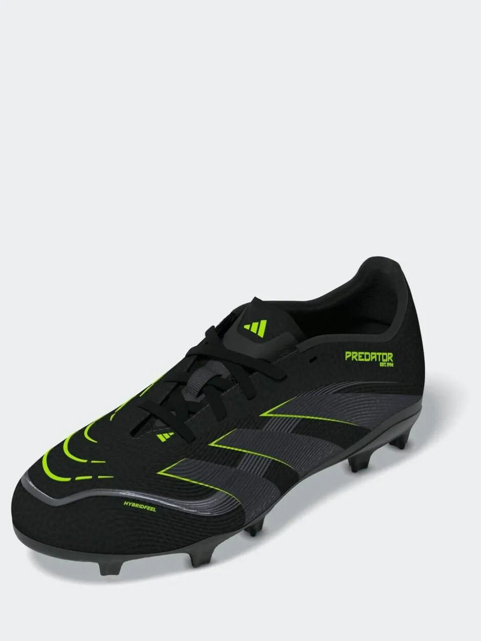 adidas Black/Grey Kids Predator League Firm/Multi Ground Boots New