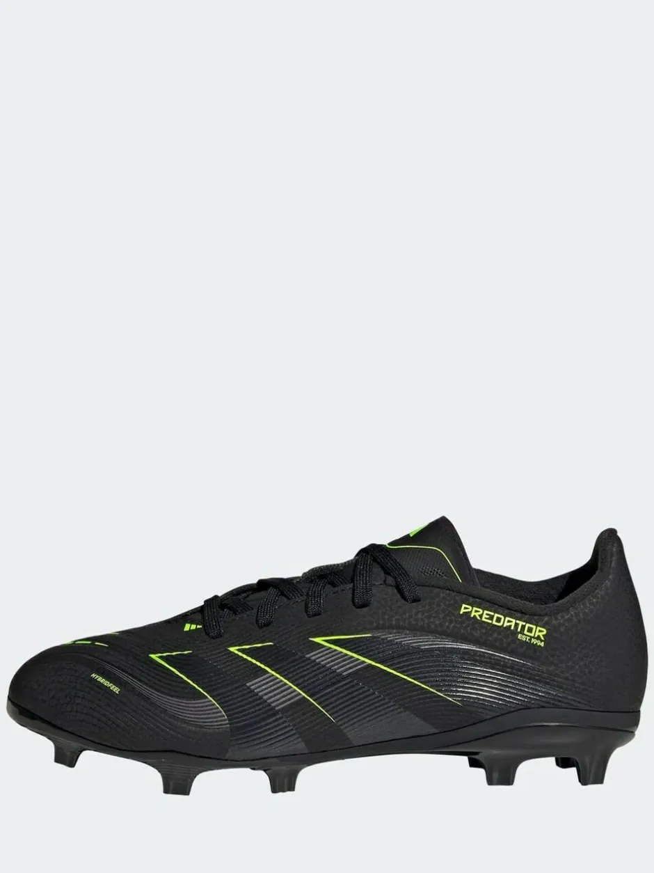 adidas Black/Grey Kids Predator League Firm/Multi Ground Boots New