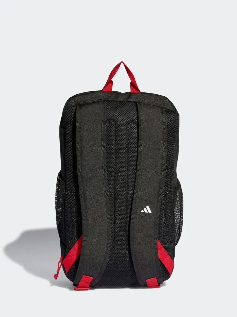 adidas Black/Red Manchester United Backpack Discount