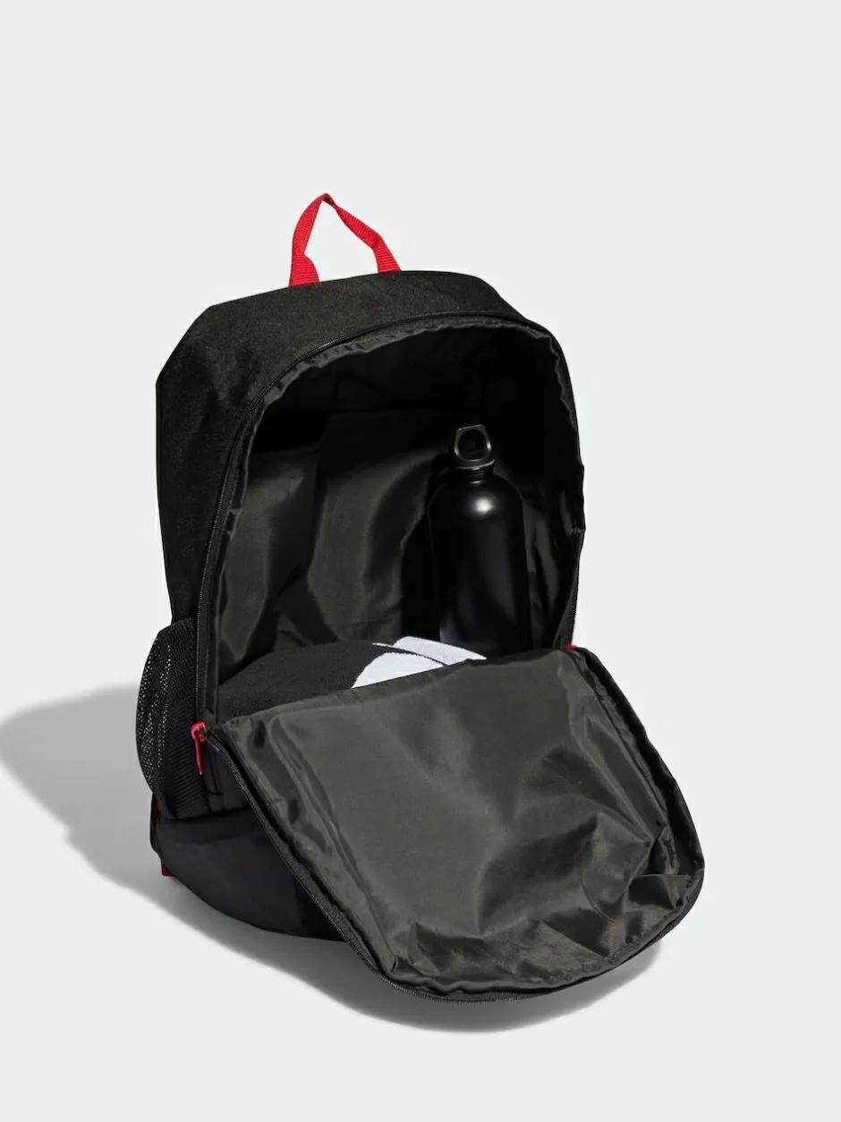 adidas Black/Red Manchester United Backpack Discount