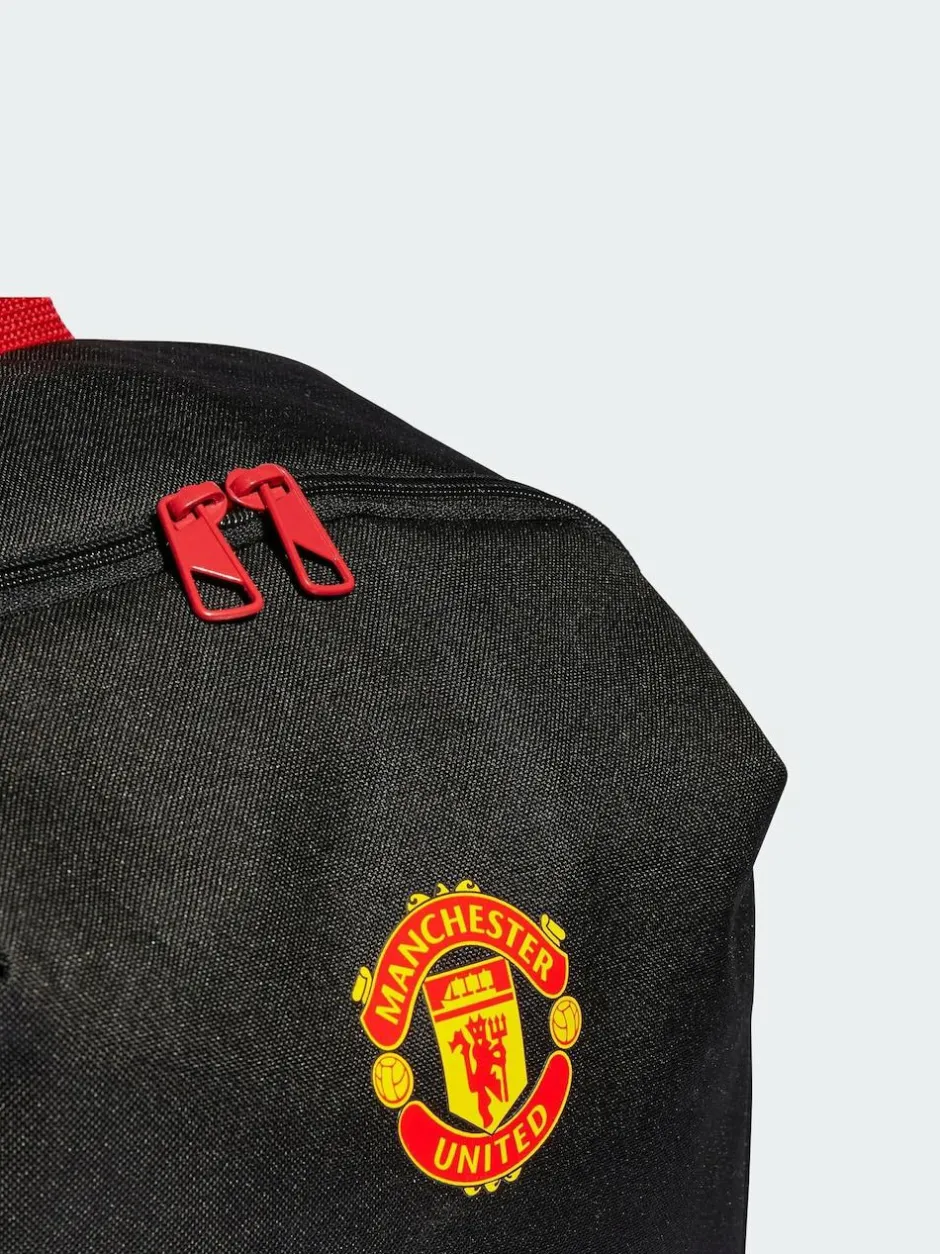 adidas Black/Red Manchester United Backpack Discount