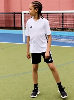 adidas Black/White Tiro 24 Kids Shorts Online