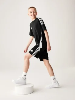 adidas Black/White Tiro 24 Kids Shorts Online