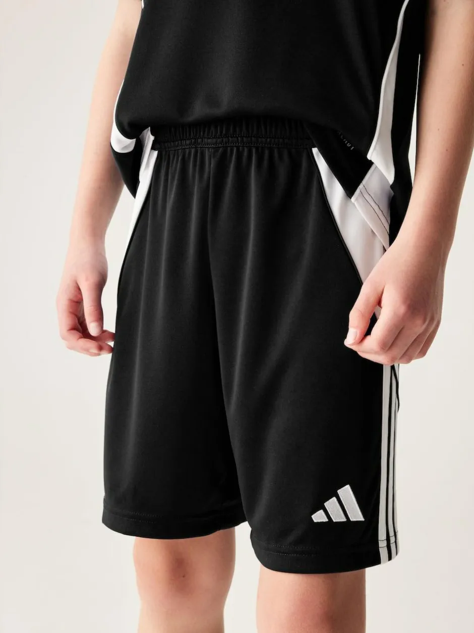 adidas Black/White Tiro 24 Kids Shorts Online