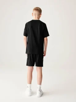 adidas Black/White Tiro 24 Kids Shorts Online