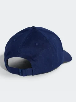adidas Cotton Baseball Cap Blue New