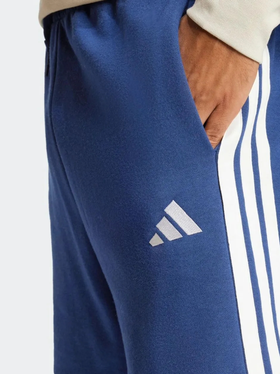 adidas Blue Essential 3-Stripes French Terry Shorts Online